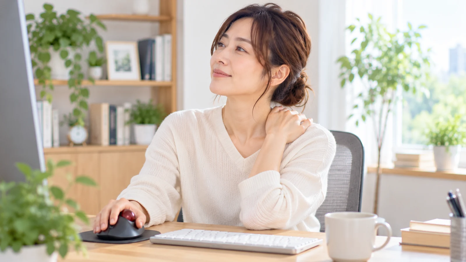 トラックボールは肩こり対策になる？マウスとの違いを考える
