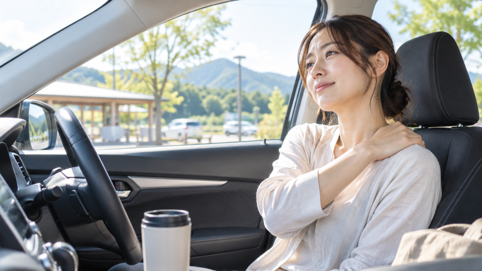 長時間の運転で肩こりが気になる人へ|シート・ハンドル・休憩を確認